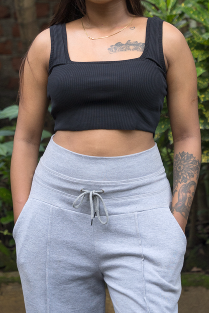 Boxy Bloom Crop Top