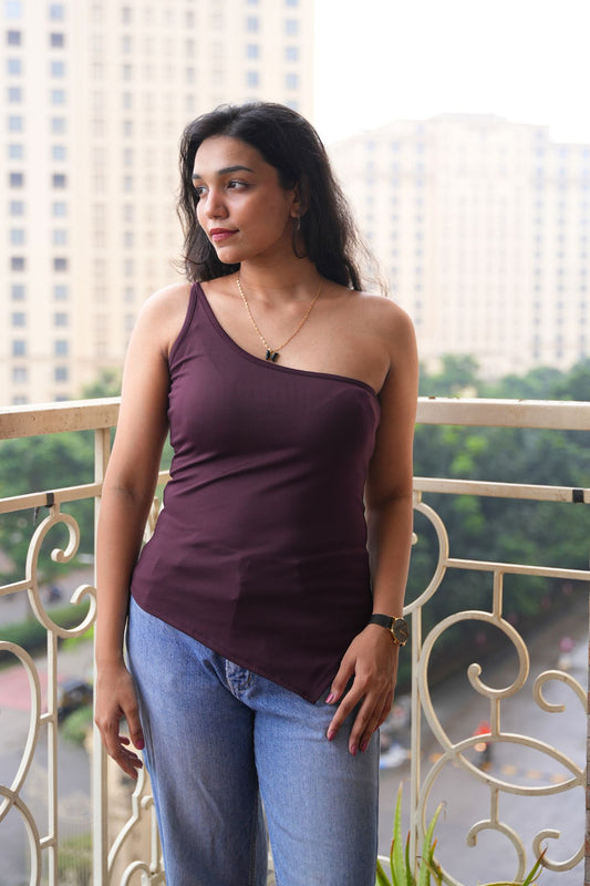 Edgy One Shoulder Top