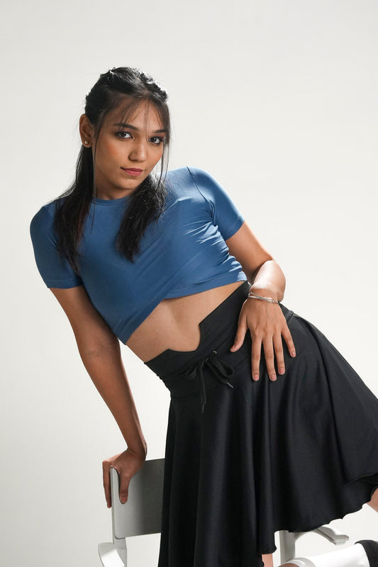 Flutter High Waist Skirt