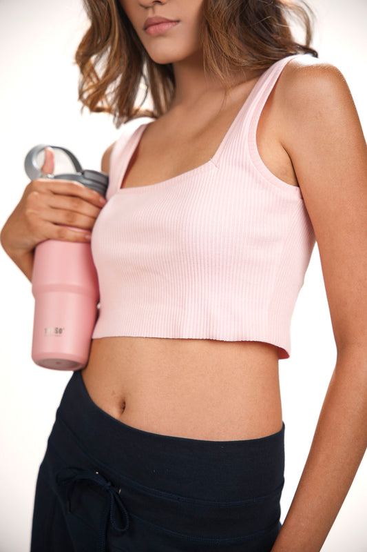 Boxy Bloom Crop Top